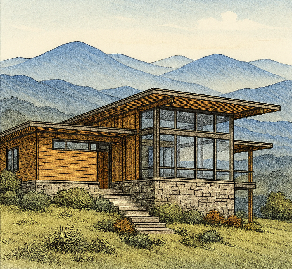 Modern Mountain House Modern Mountain House